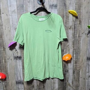 5/$25 T-Bar x Cotton On Green Milano Motores Skull Tee